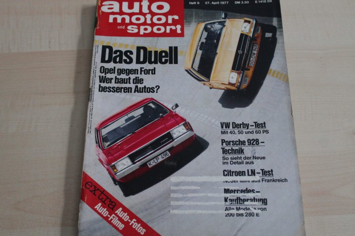 Deckblatt Auto Motor und Sport (09/1977)